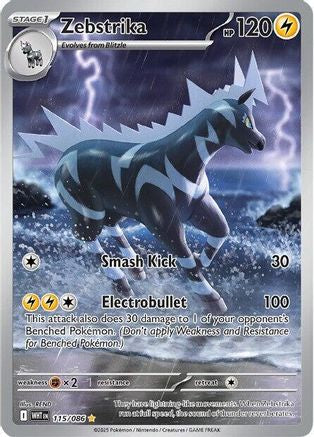 Zebstrika 115/086 - SV White Flare Holofoil