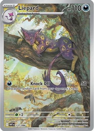 Liepard 137/086 - SV White Flare Holofoil
