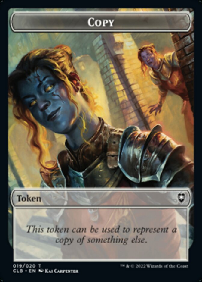 Treasure // Copy Double-Sided Token [Commander Legends: Battle for Baldur's Gate Tokens] Foil