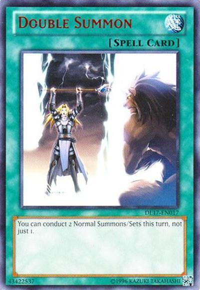 Double Summon (Blue) [DL17-EN017] Rare - Josh's Cards