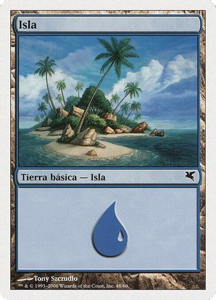 Island (Spanish) - "Isla" (H48) (PSAL-H48) - Magic Encyclopedia 2005 (Salvat/Hachette)