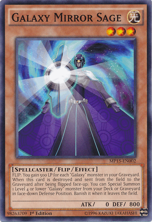 Galaxy Mirror Sage [MP15-EN002] Common - Josh's Cards