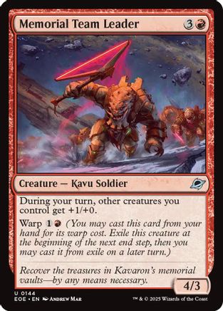 Memorial Team Leader (EOE-144) - Edge of Eternities