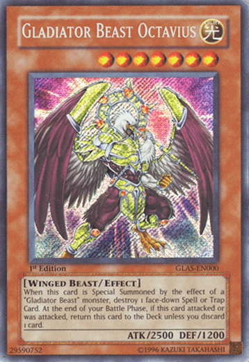 Gladiator Beast Octavius [GLAS-EN000] Secret Rare - Josh's Cards