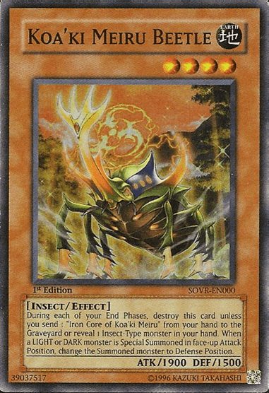 Koa'ki Meiru Beetle [SOVR-EN000] Super Rare - Josh's Cards