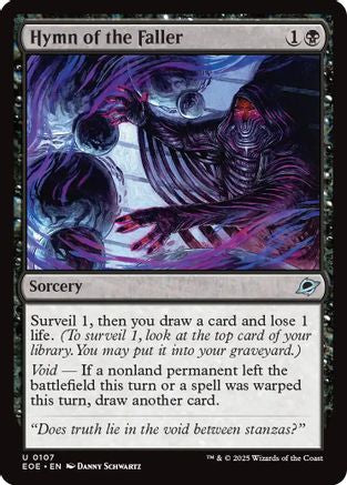 Hymn of the Faller (EOE-107) - Edge of Eternities Foil