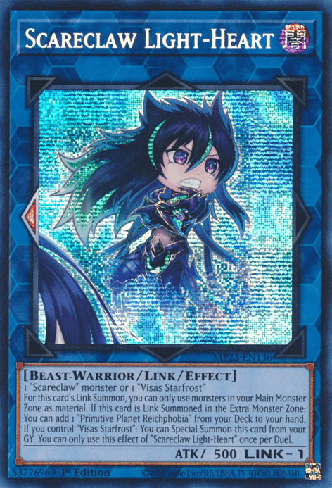Scareclaw Light-Heart [MP23-EN136] Prismatic Secret Rare - Josh's Cards