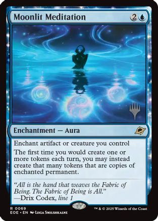 Moonlit Meditation (PPEOE-069) - Promo Pack: Edge of Eternities Foil