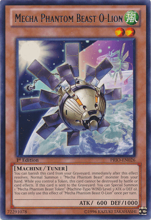 Mecha Phantom Beast O-Lion [PRIO-EN026] Rare - Josh's Cards