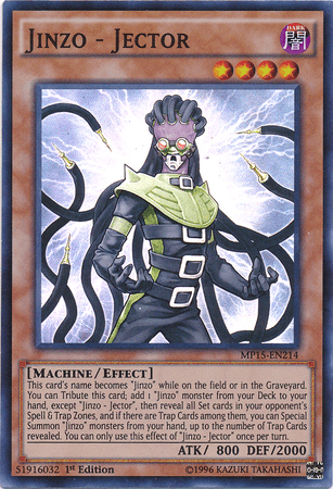 Jinzo - Jector [MP15-EN214] Super Rare - Josh's Cards