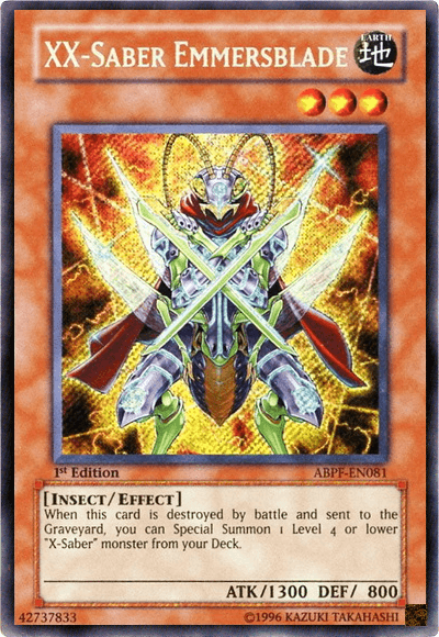 XX-Saber Emmersblade [ABPF-EN081] Secret Rare - Josh's Cards