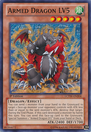 Armed Dragon LV5 [LCYW-EN204] Common - Josh's Cards