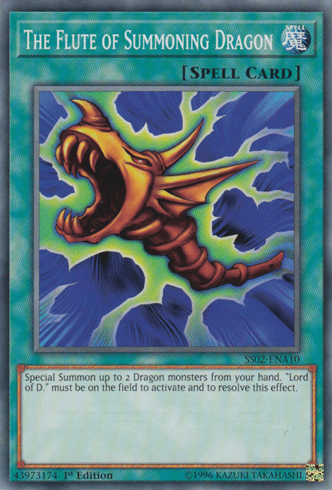 The Flute of Summoning Dragon [SS02-ENA10] Common - Josh's Cards