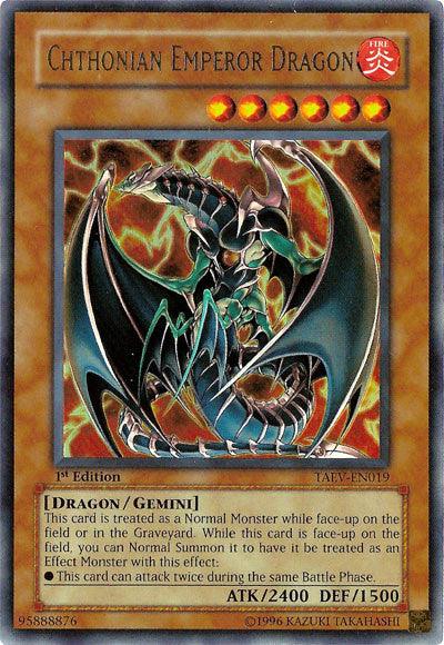 Chthonian Emperor Dragon [TAEV-EN019] Ultra Rare - Josh's Cards