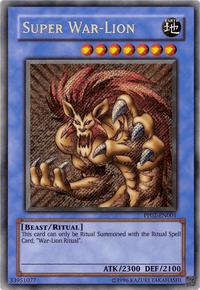 Super War-Lion [PP02-EN001] Secret Rare - Josh's Cards