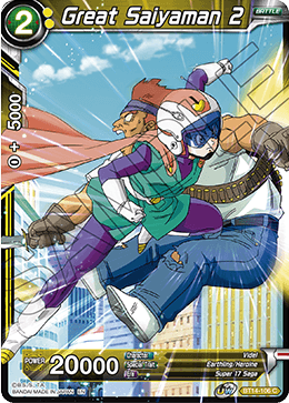 Great Saiyaman 2 (BT14-106) [Cross Spirits] Parallel Foil