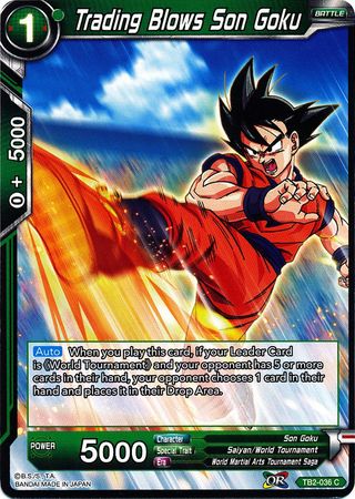 Trading Blows Son Goku (TB2-036) [World Martial Arts Tournament] Parallel Foil