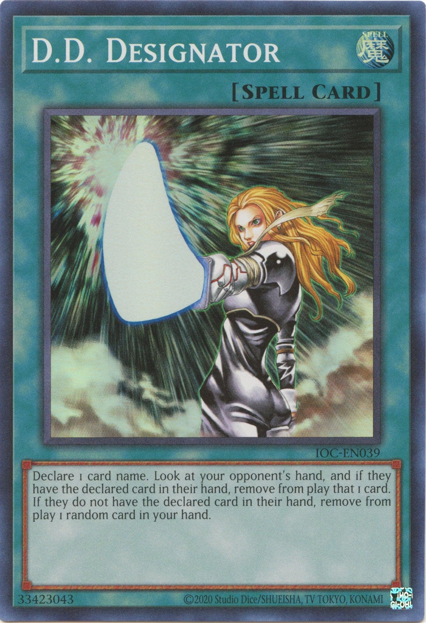 D.D. Designator (25th Anniversary) [IOC-EN039] Super Rare - Josh's Cards