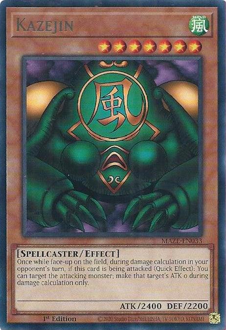 Kazejin [MAZE-EN033] Rare - Josh's Cards