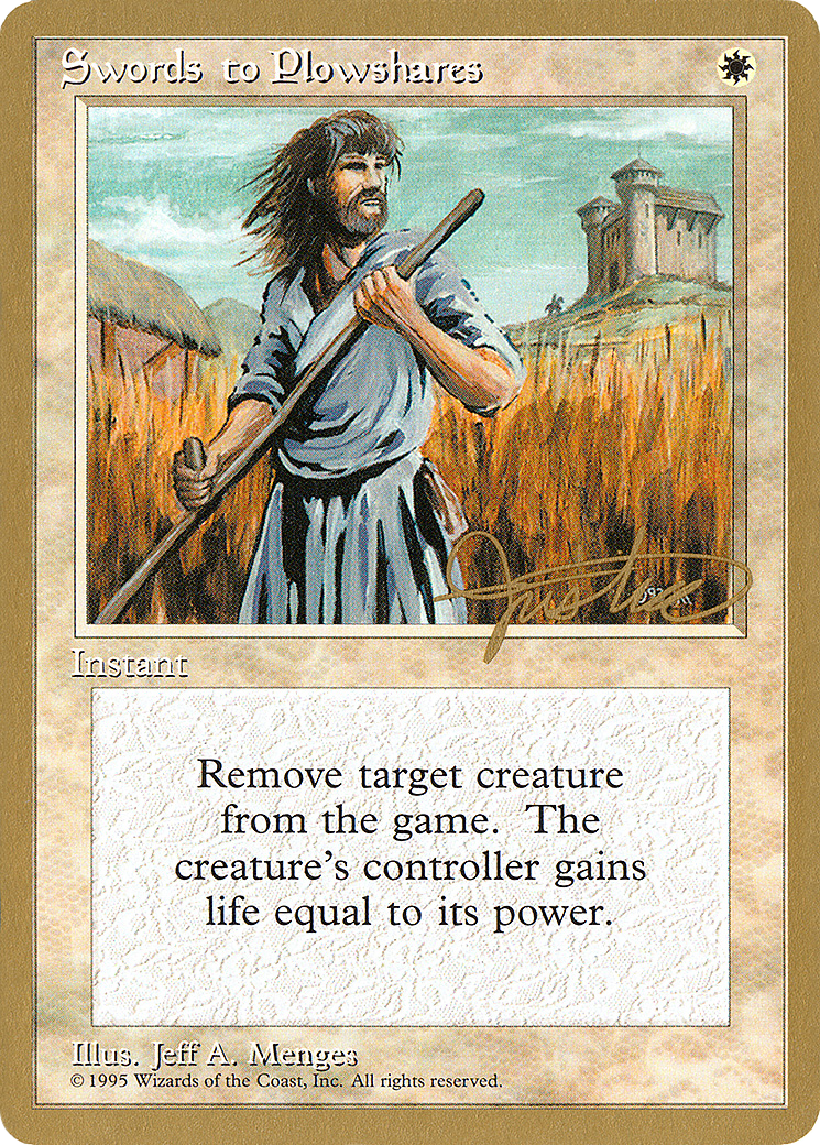 Swords to Plowshares (WCD-MJ52) - Pro Tour Collector Set