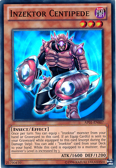 Inzektor Centipede [AP01-EN007] Super Rare - Josh's Cards