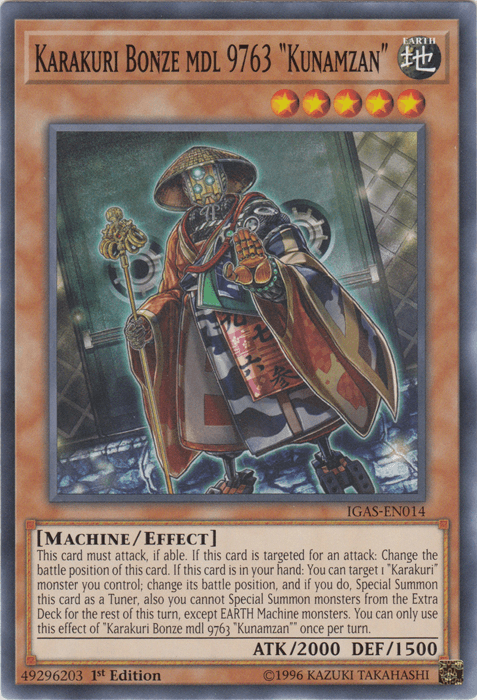 Karakuri Bonze mdl 9763 "Kunamzan" [IGAS-EN014] Common - Josh's Cards