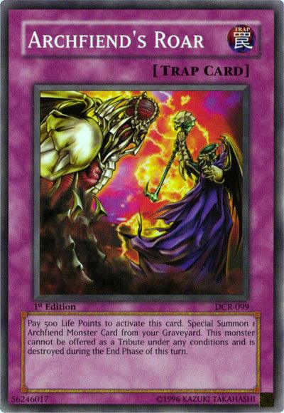 Archfiend's Roar [DCR-099] Common - Josh's Cards