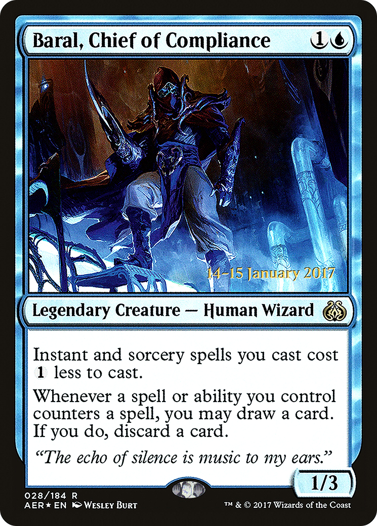 Baral, Chief of Compliance (PRE-28S) - Aether Revolt Promos Foil