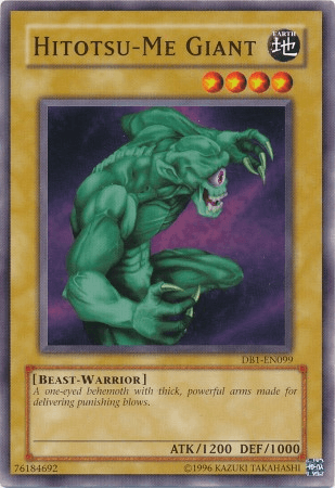 Hitotsu-Me Giant [DB1-EN099] Common - Josh's Cards