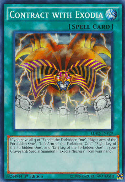 Contract with Exodia [LDK2-ENY29] Common - Josh's Cards