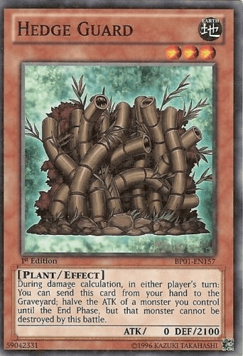 Hedge Guard [BP01-EN157] Starfoil Rare - Josh's Cards