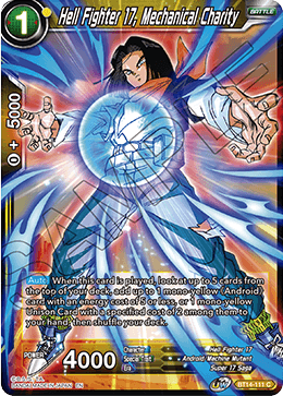 Hell Fighter 17, Mechanical Charity (BT14-111) [Cross Spirits] Parallel Foil
