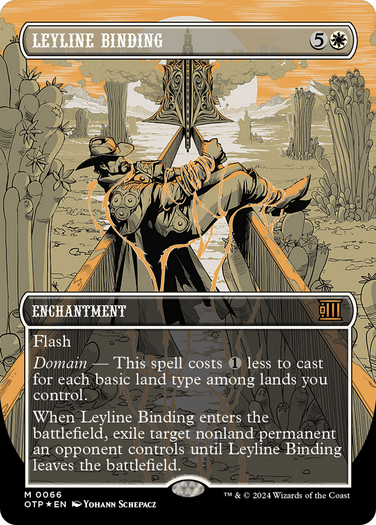 Leyline Binding (Textured Foil) [Outlaws of Thunder Junction: Breaking News] - Josh's Cards