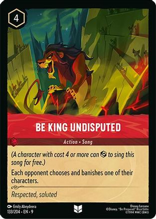 Be King Undisputed (133/204) - Fabled