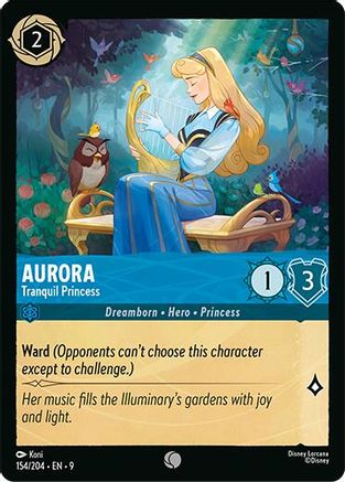 Aurora - Tranquil Princess (154/204) - Fabled Cold Foil