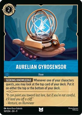 Aurelian Gyrosensor (167/204) - Fabled Cold Foil
