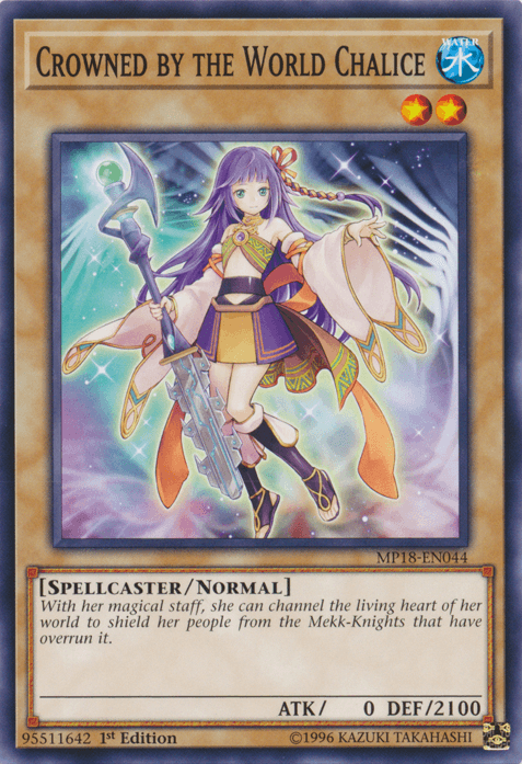 Crowned by the World Chalice [MP18-EN044] Common - Josh's Cards