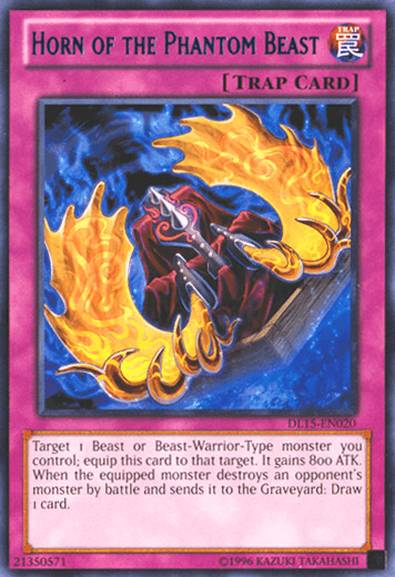 Horn of the Phantom Beast (Blue) [DL15-EN020] Rare - Josh's Cards