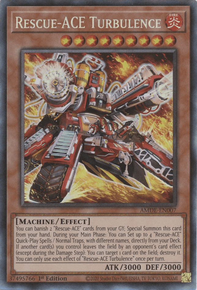Rescue-ACE Turbulence [AMDE-EN007] Collector's Rare - Josh's Cards