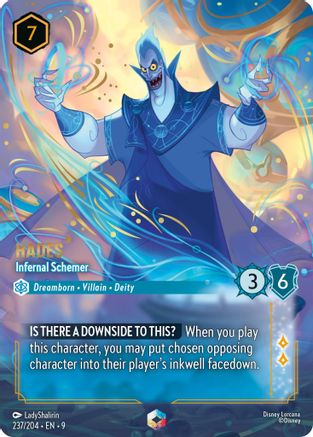 Hades - Infernal Schemer (Enchanted) (237/204) - Fabled Holofoil