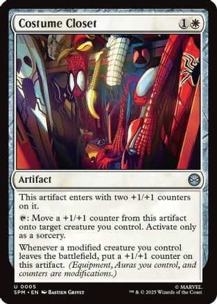 Costume Closet (SPM-005) - Marvel's Spider-Man