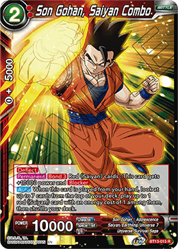 Son Gohan, Saiyan Combo (Rare) (BT13-015) [Supreme Rivalry] Parallel Foil