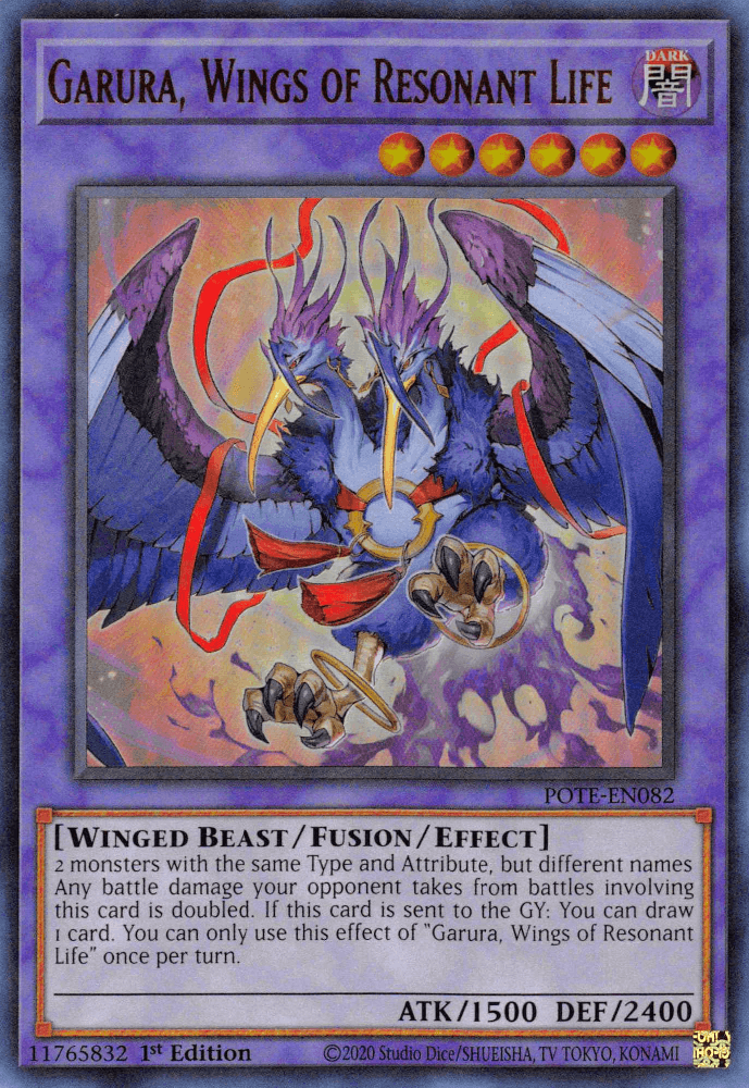 Garura, Wings of Resonant Life [POTE-EN082] Ultra Rare - Josh's Cards