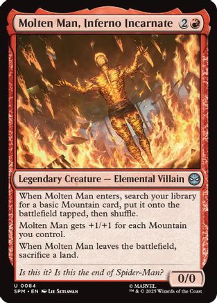 Molten Man, Inferno Incarnate (SPM-084) - Marvel's Spider-Man