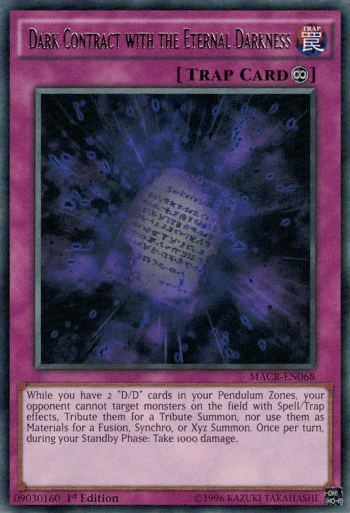 Dark Contract with the Eternal Darkness [MACR-EN068] Rare - Josh's Cards