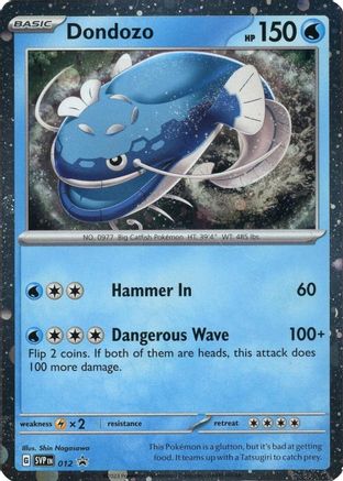 Dondozo (Cosmos Holofoil) 012 - SV Scarlet & Violet Promo Cards Holofoil