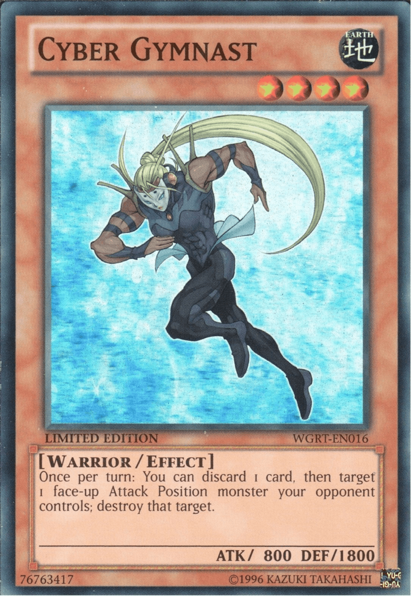 Cyber Gymnast [WGRT-EN016] Super Rare - Josh's Cards