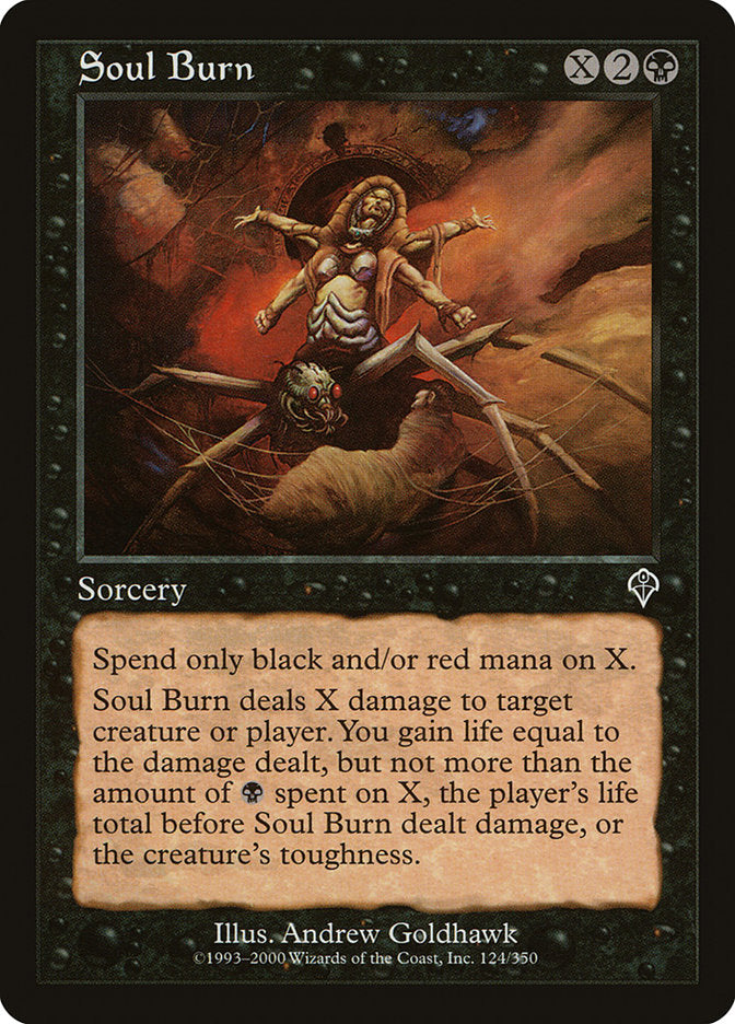 Soul Burn [Invasion] Foil