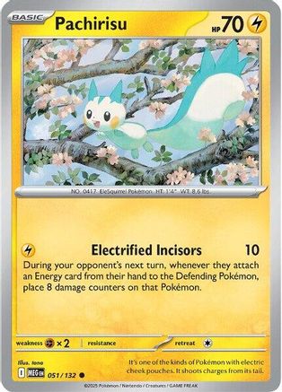 Pachirisu 051 - ME01 Mega Evolution