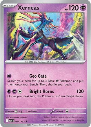 Xerneas 064 - ME01 Mega Evolution Holofoil